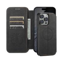 Capa De Couro Com Carregamento Sem Fio Para iPhone 12 13 14 15 16 17 pro Max, Capa Flip Com Capa De Couro Com Carregamento Sem Fio Para iPhone 12 13 14 15 16 17 pro Max, Capa Flip Com