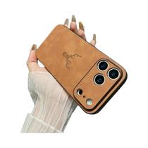 Capa De Couro Com Estampa De Veado Para iPhone 17 pro Max Air Pro, Protetor Completo De Câmera Capa De Couro Com Estampa De Veado Para iPhone 17 pro Max Air Pro, Protetor Completo De Câmera
