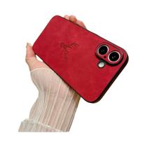 Capa De Couro Com Estampa De Veado Para Samsung Galaxy S25 Ultra plus A56 A36 A26 A16 A55 A54 A53