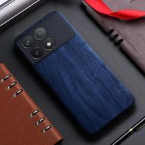 Capa de Couro com Padrão de Bambu para Xiaomi Poco F6 Pro, X6, F5 e M5S