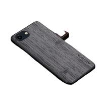 Capa De Couro Com Padrão De Madeira De Bambu Para iPhone SE 16e 3 2 2022 2020 Capa De Telefone