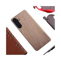 Capa De Couro Com Padrão De Madeira De Bambu Para Samsung Galaxy A16 A26 A36 A56 A15 A25 A35 A04