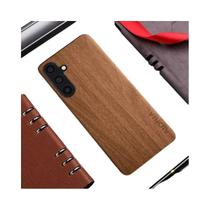 Capa De Couro Com Padrão De Madeira De Bambu Para Samsung Galaxy A16 A26 A36 A56 A15 A25 A35 A04