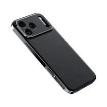 Capa De Couro De Luxo Para iPhone 17 pro Max 16 15 Air Com Proteção Total Da Lente, Antichoque, Capa