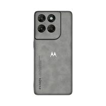 Capa De Couro De Pele De Carneiro Para Motorola Signature G77 G86 G85 Edge 70 Fusion À Prova De