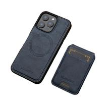 Capa De Couro Destacável Para iPhone 16 17 Air 16E 15 14 13 12 11 pro XS Max XR 8 plus SE Mini Com