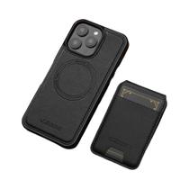 Capa De Couro Destacável Para iPhone 16 17 Air 16E 15 14 13 12 11 pro XS Max XR 8 plus SE Mini Com