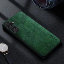 Capa de Couro Luxo para Samsung Galaxy S23/S24/S22/S21/S20 - Estilo Retrô