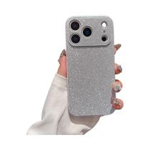 Capa De Couro Luxuosa Com Lantejoulas Brilhantes Para iPhone 17 16 15 14 13 12 11 pro Max, Macia E À