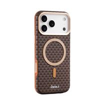 Capa De Couro Magnética De Luxo Com Carregamento Sem Fio Para iPhone 17 pro Max Air 17 pro Com