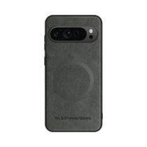 Capa De Couro Magnética Para Google Pixel 8 9 pro XL 9A 8A, À Prova De Choque, Com Carregamento Sem