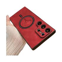 Capa De Couro Magnética Vintage Para Samsung Galaxy S24 S23 S22 FE Ultra plus Note 20 Compatível Com