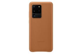 Capa de Couro Marrom para Samsung Galaxy S20 Ultra - Versão EUA