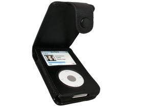 Capa de couro para Apple iPod Classic 80GB, 120GB e 160GB