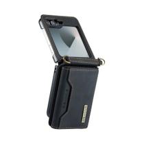 Capa De Couro Para Carteira Para Samsung Galaxy Z Flip 6 5 4 3 Flip3 Flip5 Flip4 Flip6 5G