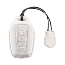 Capa De Couro Para Chave Para Toyota Prius Camry Corolla CHR C-HR RAV4 Land Cruiser Prado 4 Botões