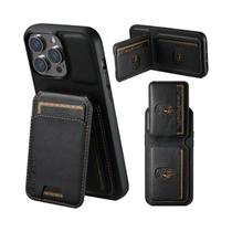 Capa de Couro para iPhone com Suporte e Porta-Cartões Magnético - iPhone X, Xs, Xr, 11, 12, 13, 14