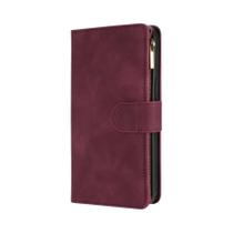 Capa De Couro Para Samsung Galaxy S24 Ultra S23 FE S22 plus A14 A15 A53 A54 A55 Com Suporte Para