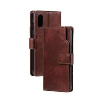 Capa De Couro Para Samsung Galaxy S24 Ultra S23 FE S22 S20 S21 plus S10 S9 S8 Note 20 Com Nove