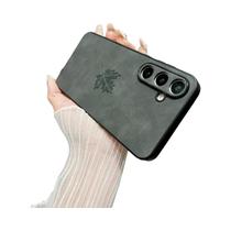 Capa De Couro Para Samsung Galaxy S25 Ultra plus A56 A36 A26 A16 A55 A54 A53 A52S Com Folha De Bordo