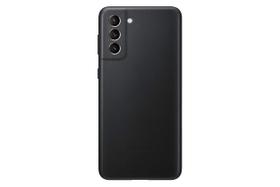 Capa de Couro Preta para Samsung Galaxy S21+ Versão EUA