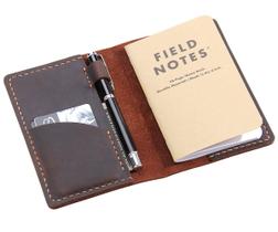 Capa de Couro Robrasim para Notas de Campo - Compatível com Moleskine Capa de Couro Robrasim para Notas de Campo - Compatível com Moleskine