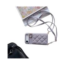 Capa De Couro Transversal Com Alça Para iPhone pro Max plus Com Porta-Cartões E Bolsa