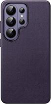 Capa de couuro para Samsung Galaxy s25 Ultra, Compatível com Mag-Safee, Case para Celular Aderência Antiderrapante com B