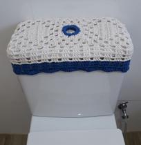 Capa de Crochê para Caixa Acoplada - Artesanato feito a Mão - Kat Crochê
