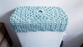 Capa de Crochê para Caixa Acoplada - Artesanato feito a Mão