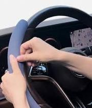Capa de Direção Universal PVC para Volante Kit 2 Peças Antiderrapante