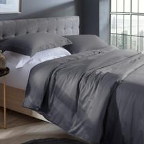 Capa de Duvet Kacyumara Satinee Percal 300 Fios Algodão Egípcio Queen Cores:Preto Capa de Duvet Kacyumara Satinee Percal 300 Fios Algodão Egípcio Queen Cores:Preto