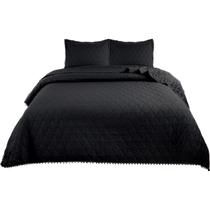 Capa de edredão de algodão fino para 2 pessoas e 2 fronhas Capa de edredão de algodão fino para 2 pessoas e 2 fronhas