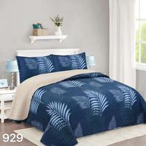 Capa de edredão Sherpa 2 assentos Blue Branches 230x250cm + 2 capas Capa de edredão Sherpa 2 assentos Blue Branches 230x250cm + 2 capas