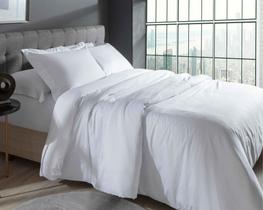 Capa de Edredom 300 Fios Duvet Queen Branco Kacyumara