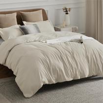Capa de edredom Bedsure Oversize Queen Size com 2 fronhas