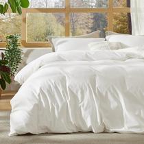 Capa de Edredom Bedsure Queen 100% Algodão Lavado em Pedra - Branca Capa de Edredom Bedsure Queen 100% Algodão Lavado em Pedra - Branca