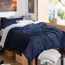 Capa de Edredom Bedsure Twin/Twin XL - Azul Marinho - Poliéster