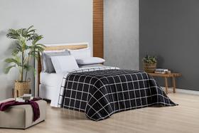 Capa De Edredom Duvet Austin Super King Avulso Varias Cores Preto, Cinza, Marinho