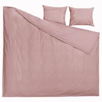 Capa de Edredom Duvet Queen 240x260cm - Rosa C/ Zíper + Fronha