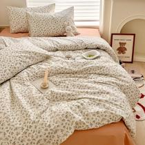 Capa de edredon LifeTB Boho Floral totalmente de algodão com 2 fronhas