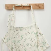 Capa de enfermagem Blissful Diary Muslin Cotton Botanical Leaf