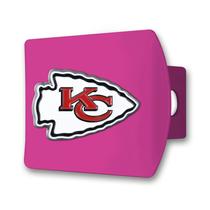 Capa de engate FANMATS 43379 NFL Kansas City Chiefs rosa