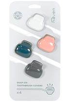 Capa de escova de dentes Haven Tooth Brush Protectors, conjunto de 4