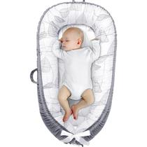 Capa de Espreguiçadeira Portátil JOCUTE para Bebês - Design Snuggle Leaves
