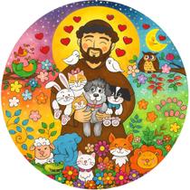 Capa de Estepe Impermeável Pneu Aro 15 ao 16 Exclusiva para Ecosport Crossfox Religioso São Francisco de Assis CN1192 Lorben