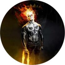 Capa de Estepe impermeável Pneu aro 15 e 16 Exclusiva para Ecosport Crossfox Frank Castle Justiceiro CN932 Lorben