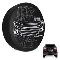 Capa de Estepe Nova Ecosport 2013 a 2019 Com Cadeado PVC