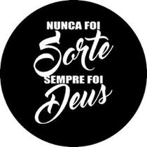 Capa de Estepe para Ecosport Crossfox Estampa Nunca foi Sorte Sempre foi Deus CN1065 - Lorben