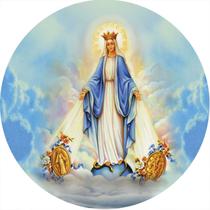 Capa de Estepe para Ecosport Crossfox Religioso Nossa Senhora das Graças Medalha Milagrosa CN1075 - Lorben